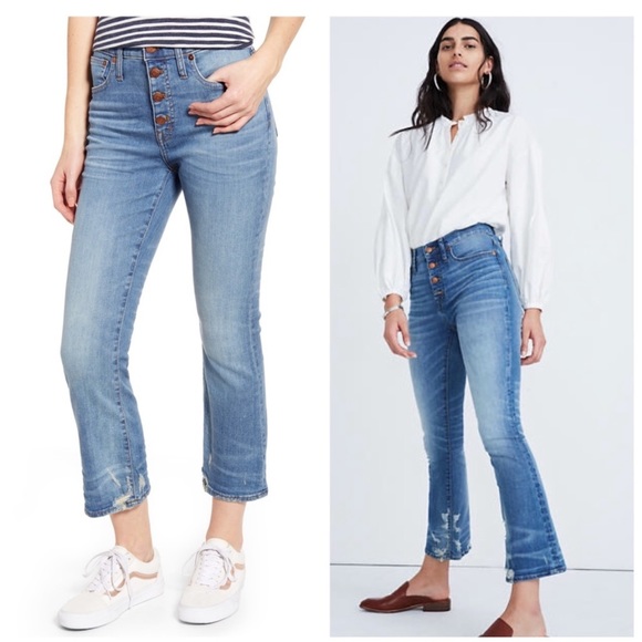 Madewell light wash Cali Demi-boot jeans 27P - Picture 7 of 8